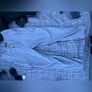 grey sweatpants